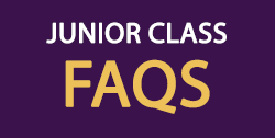 Junior Class FAQ Header